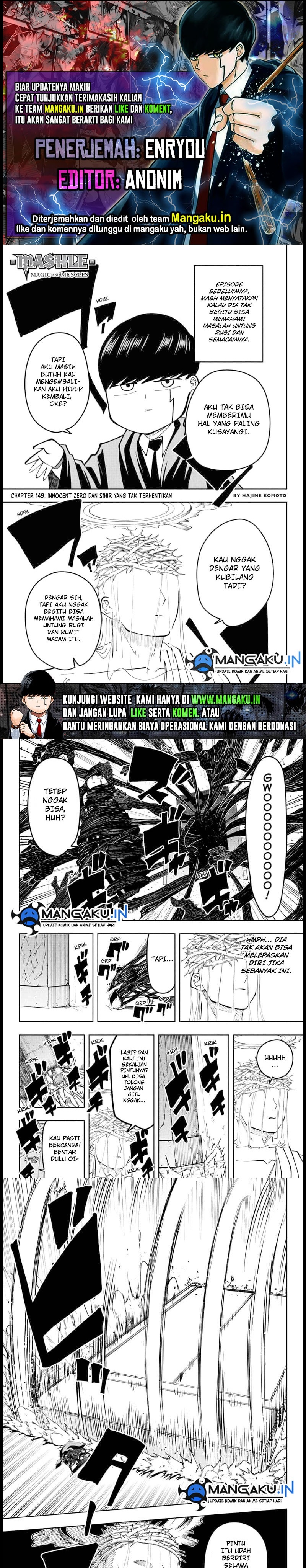 Mashle: Magic and Muscles chapter 149